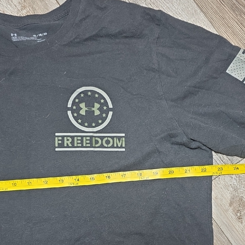 Under Armour | UA Freedom 1776 Skull Graphic Tee Shirt Sz XL - Picture 5 of 8